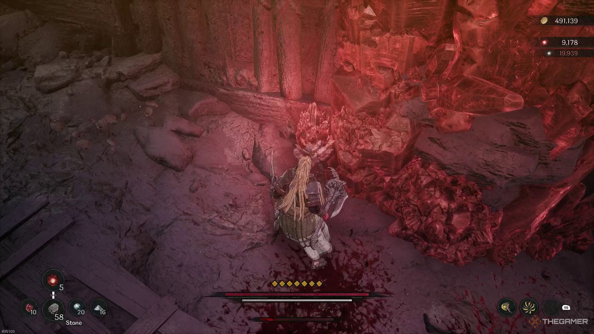 The image shows the Third and Final Soul Stone of Linon Mines in The First Berserker: Khazan.