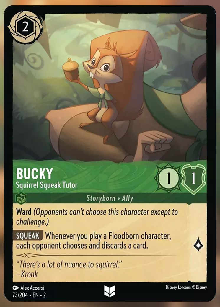 Bucky, Squirrel Squeak Tutor