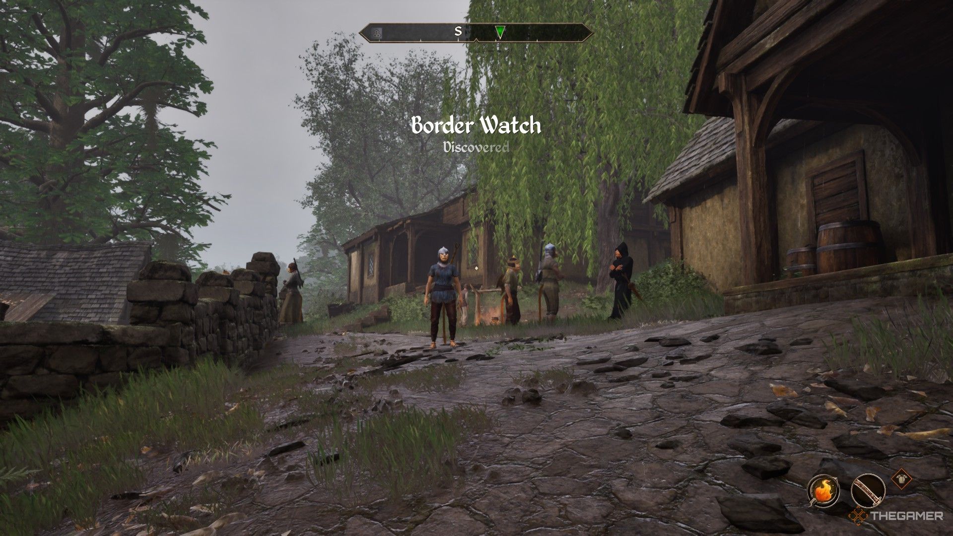 The player has discovered Border Watch in Oblivion Remastered.