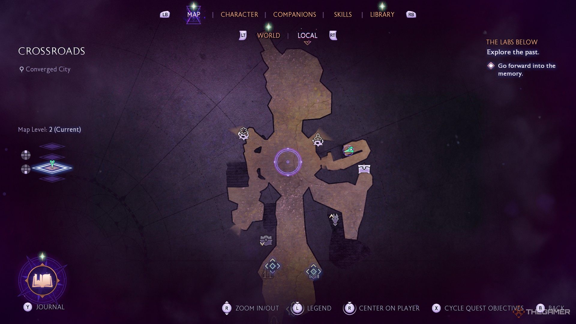 The player marker shows the location of the first wolf statuette in Dragon Age: Veilguard.