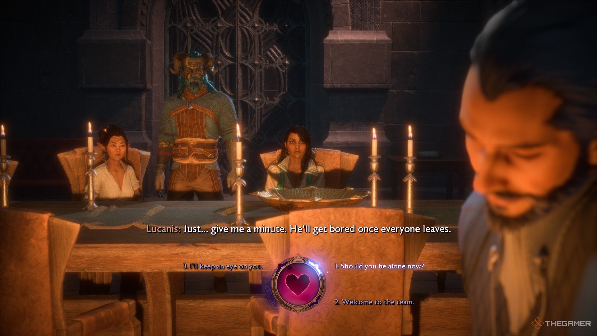 Lucanis wants to stay alone after Spite possesses him in Dragon Age: Veilguard.