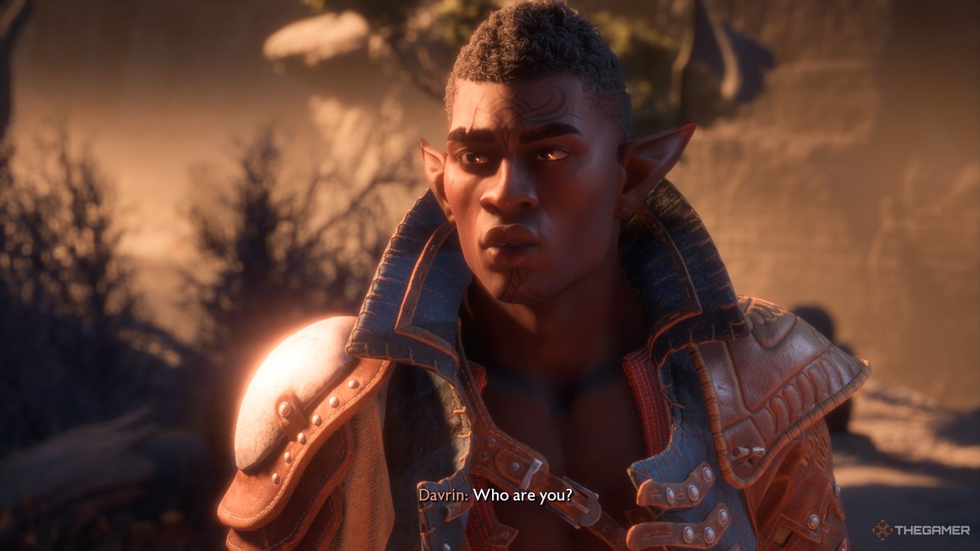 Rook meets with Davrin first time in Dragon Age: Veilguard.