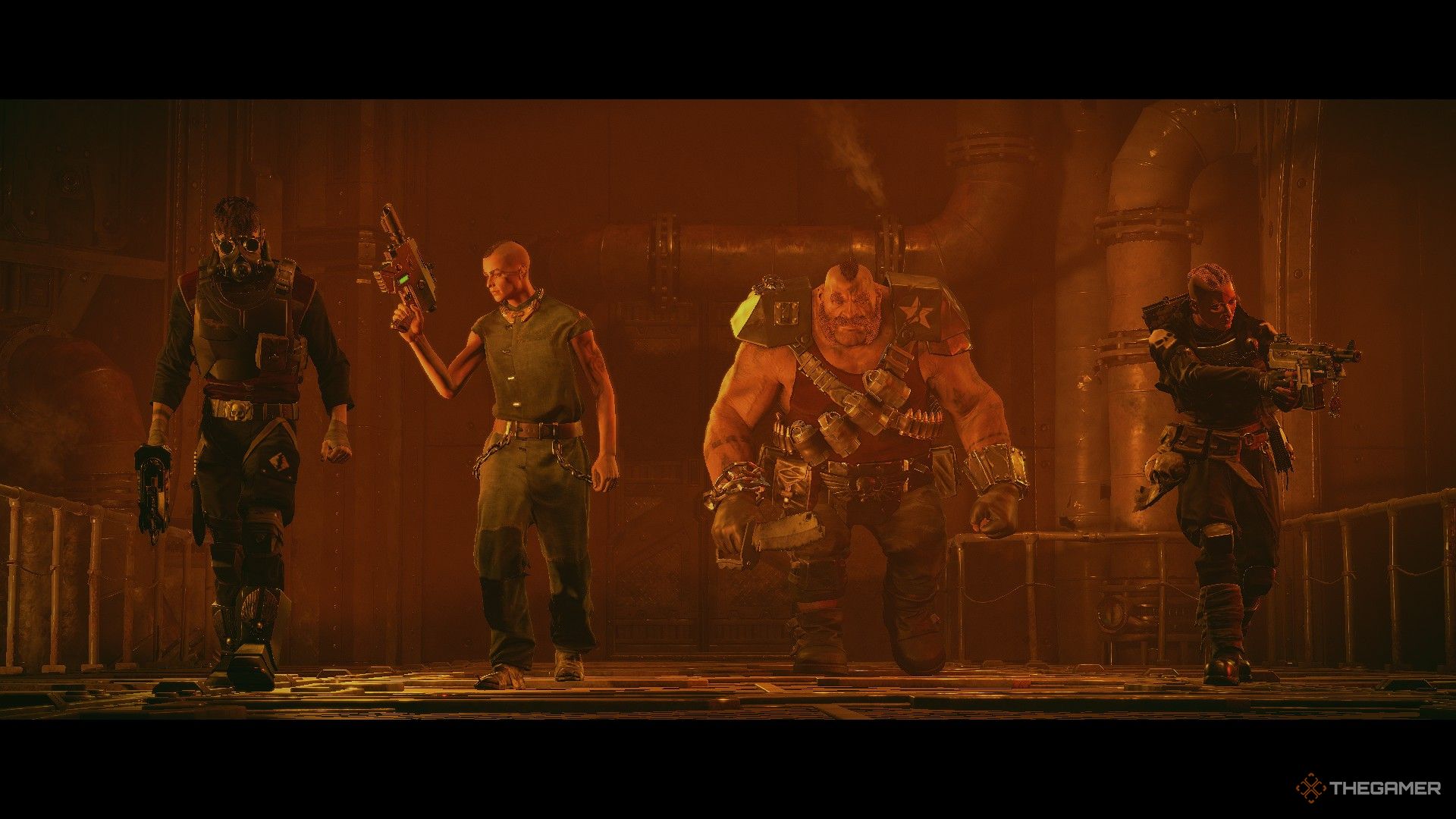 Warhammer 40,000: Darktide - A reject fireteam of varying experience.