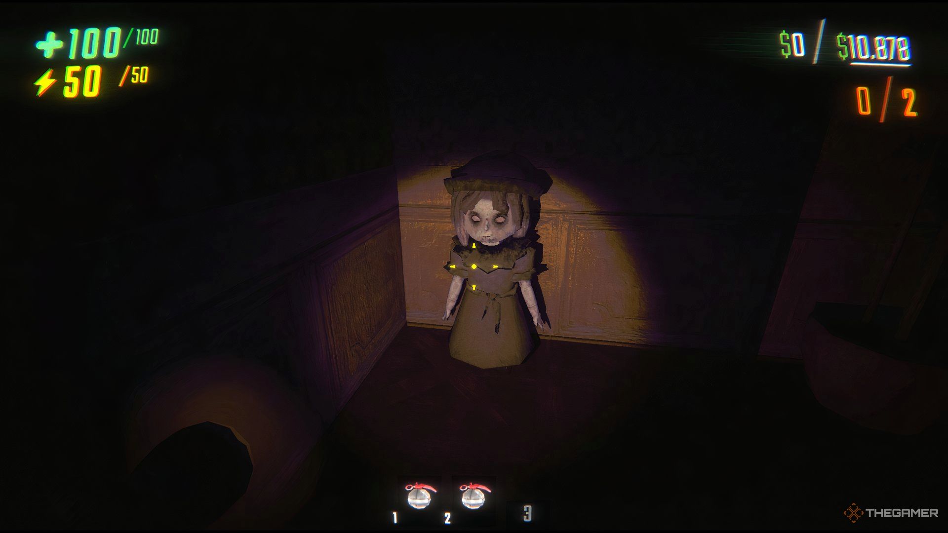 The Possessed Doll On The Floor Of The Manor In Repo.