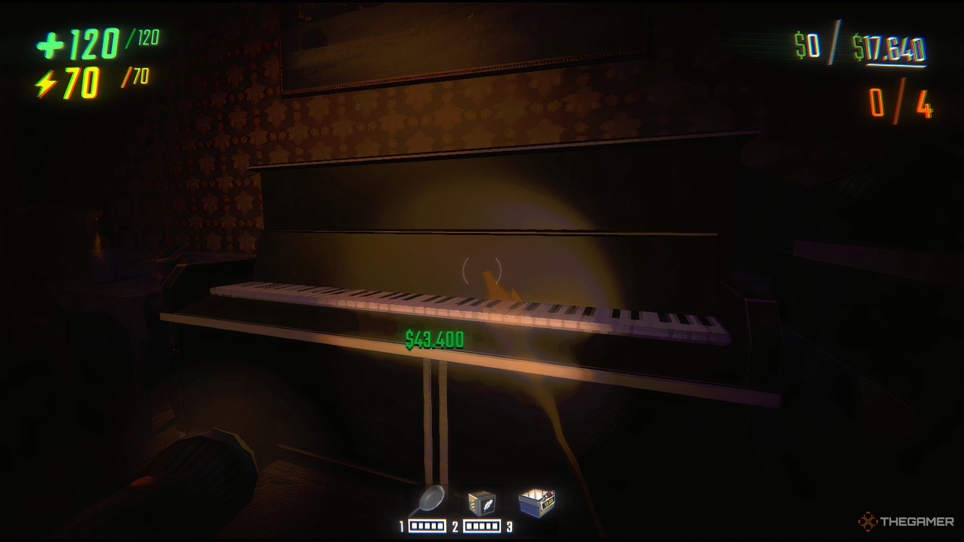 Checking The Piano At Headman Manor In Repo.