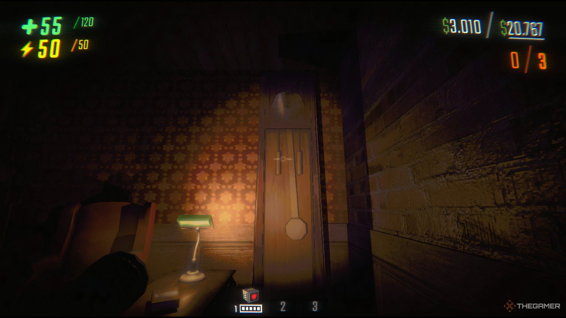 Looking At The Grandfather Clock At Headman Manor In Repo.
