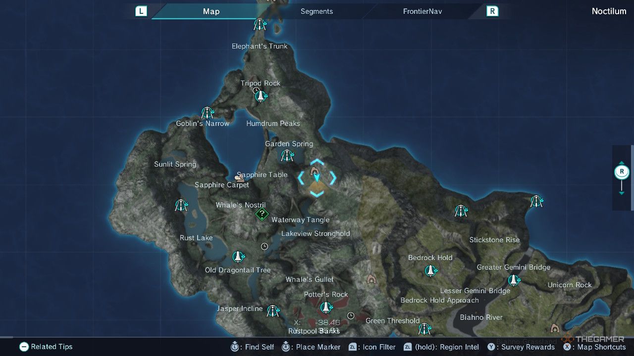 Xenoblade Chronicles x ensanguined font map.