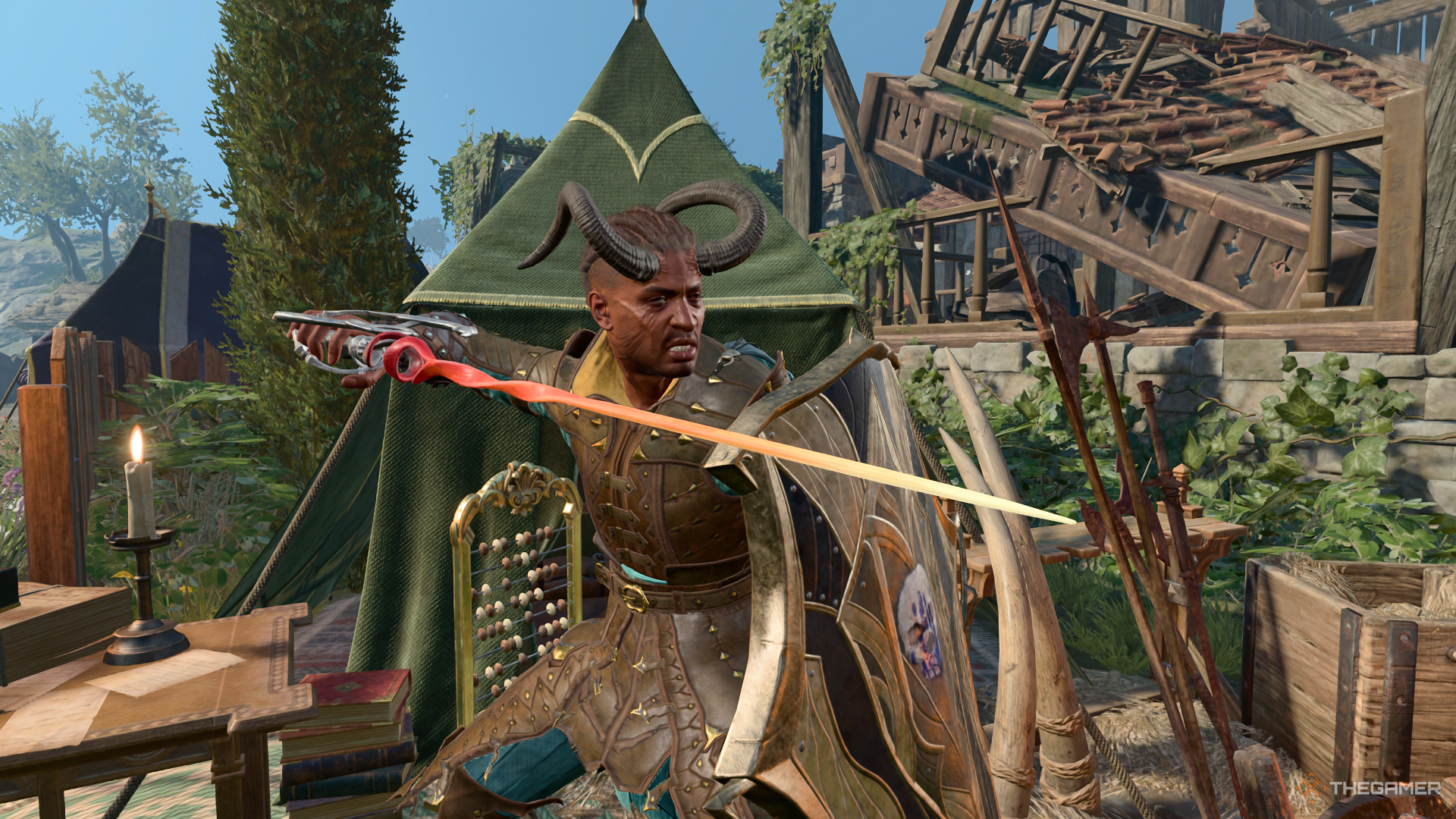 Baldur's Gate 3 image showing Wyll.