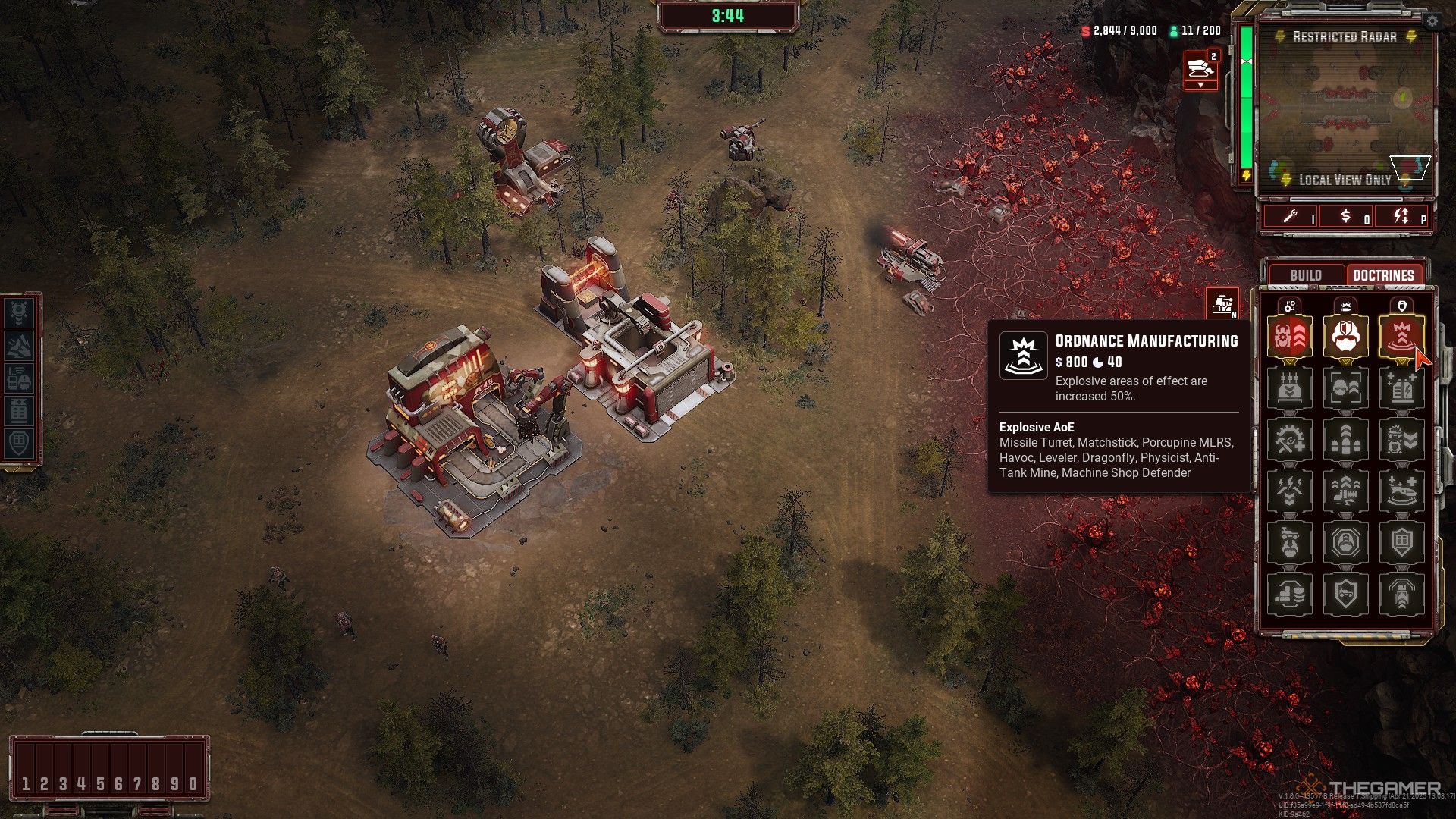 Tempest Rising: Multiplayer doctrines for the tempest dynasty.