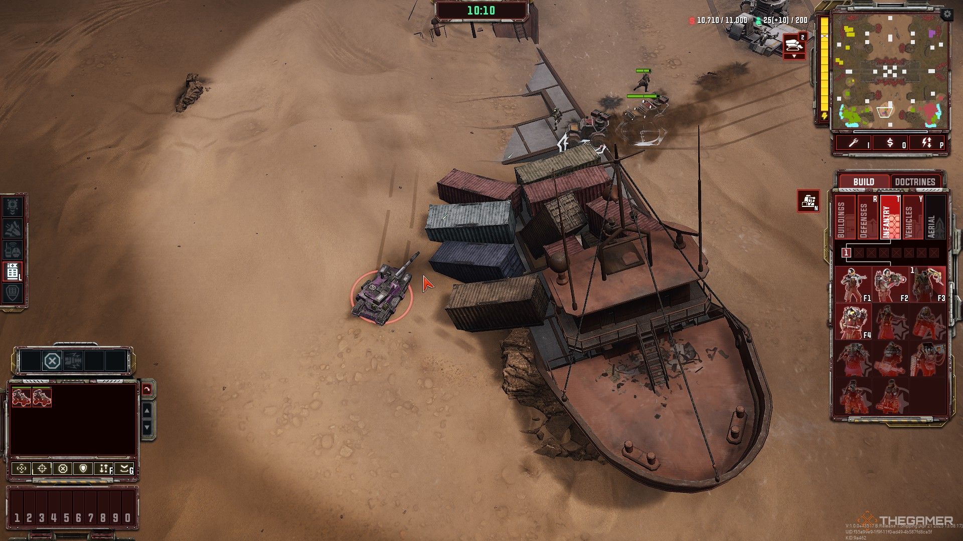 Tempest Rising: A GDF tank ambushed by tempest dynasty.