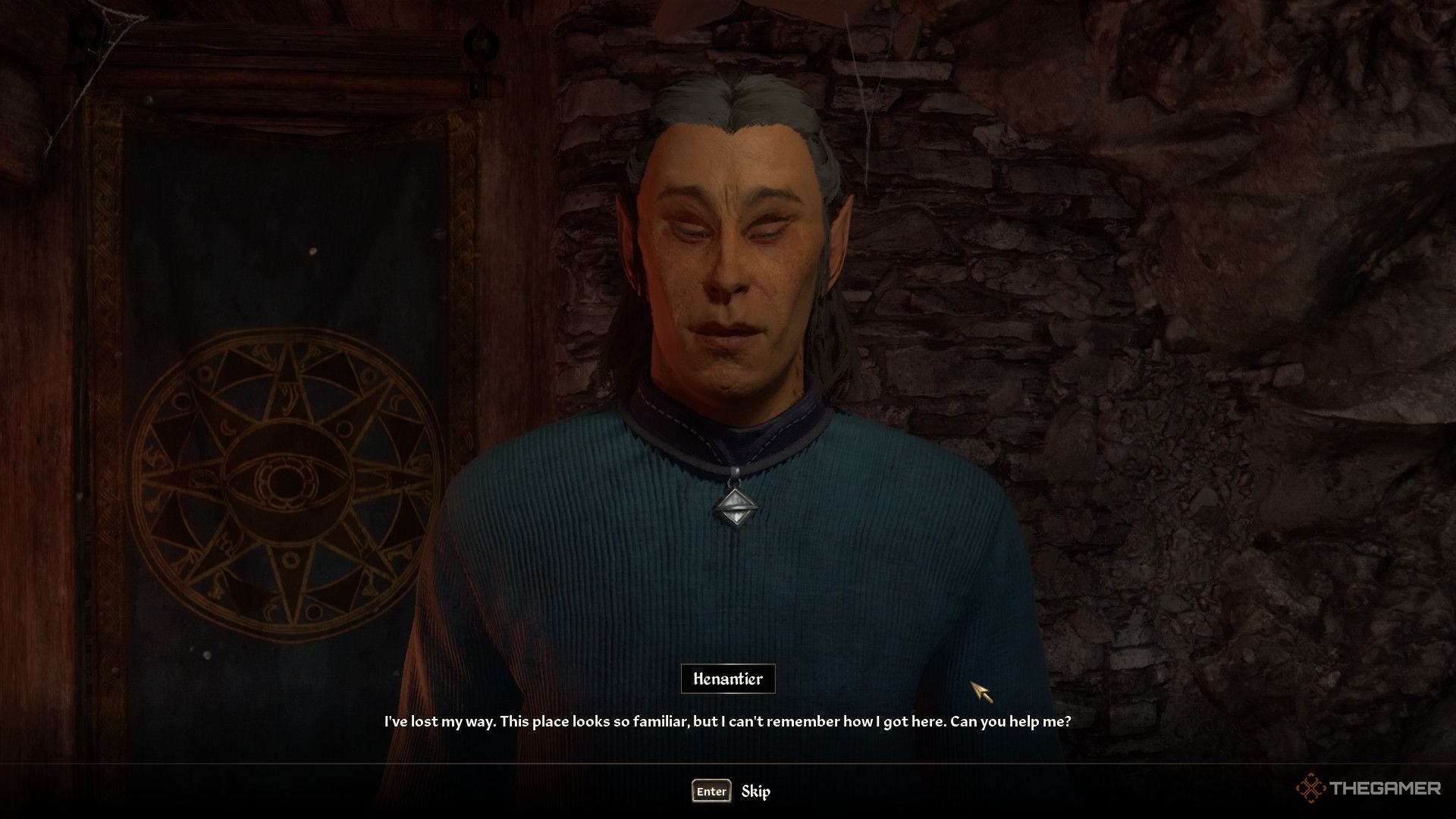 Henantier asks the player to help him out of the dreamworld in Oblivion Remastered.