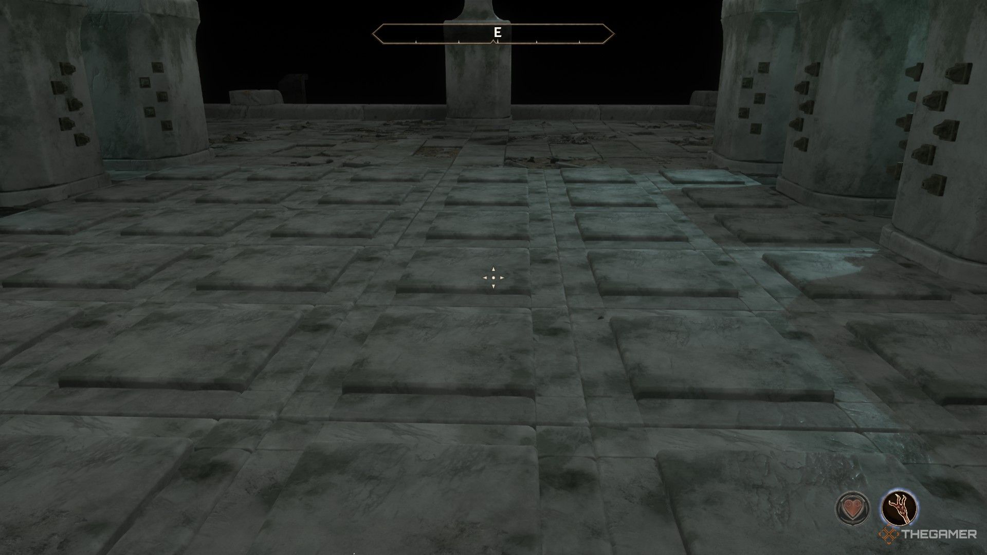 Player looks at the second set of pressure plate traps in the nightmare in Oblivion Remastered.