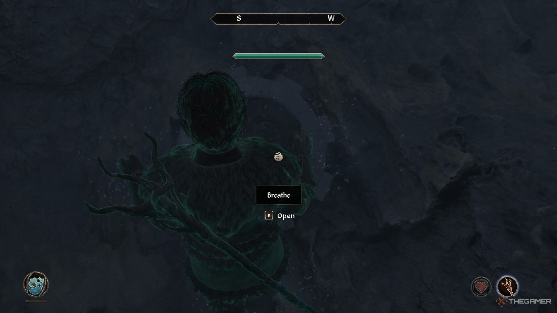 Player picks up another potion from a second breathe chest in Oblivion Remastered.