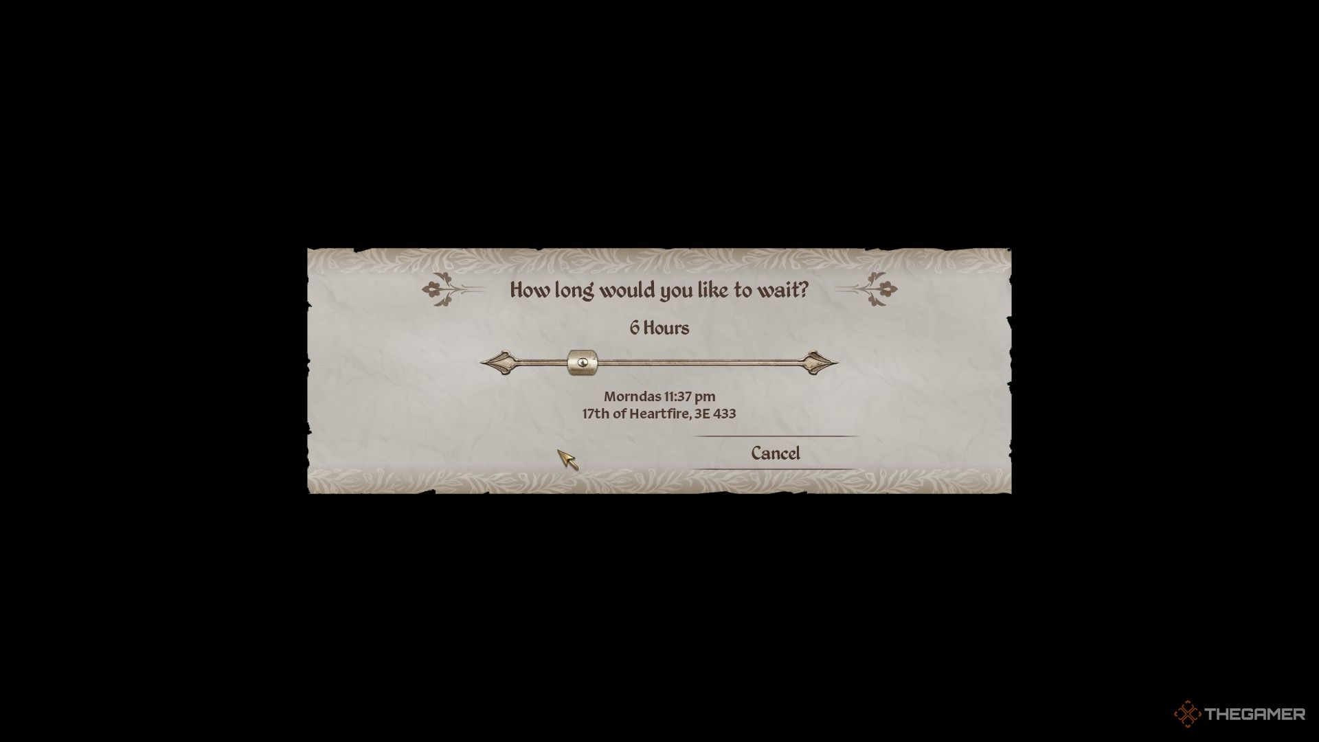 Player waits several hours to speak with Mercator again in Oblivion Remastered.