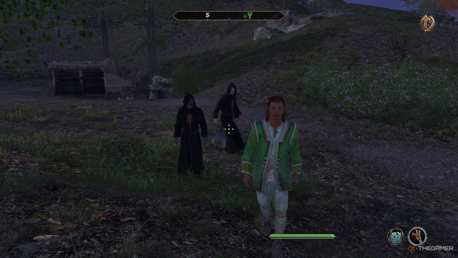 Mercator appears with two necromancers to ambush the player in Oblivion Remastered.