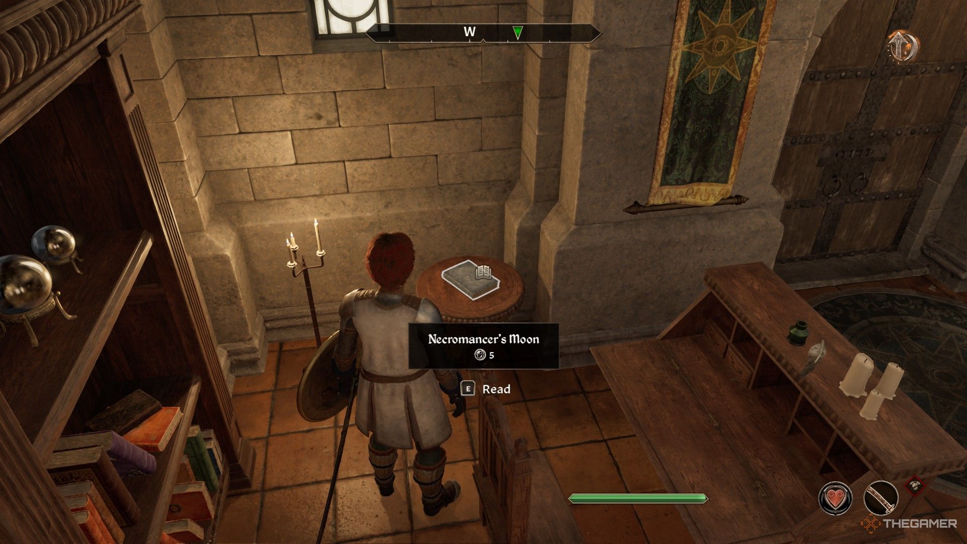 Player finds a copy of the Necromancer's Moon on a table in Oblivion Remastered.