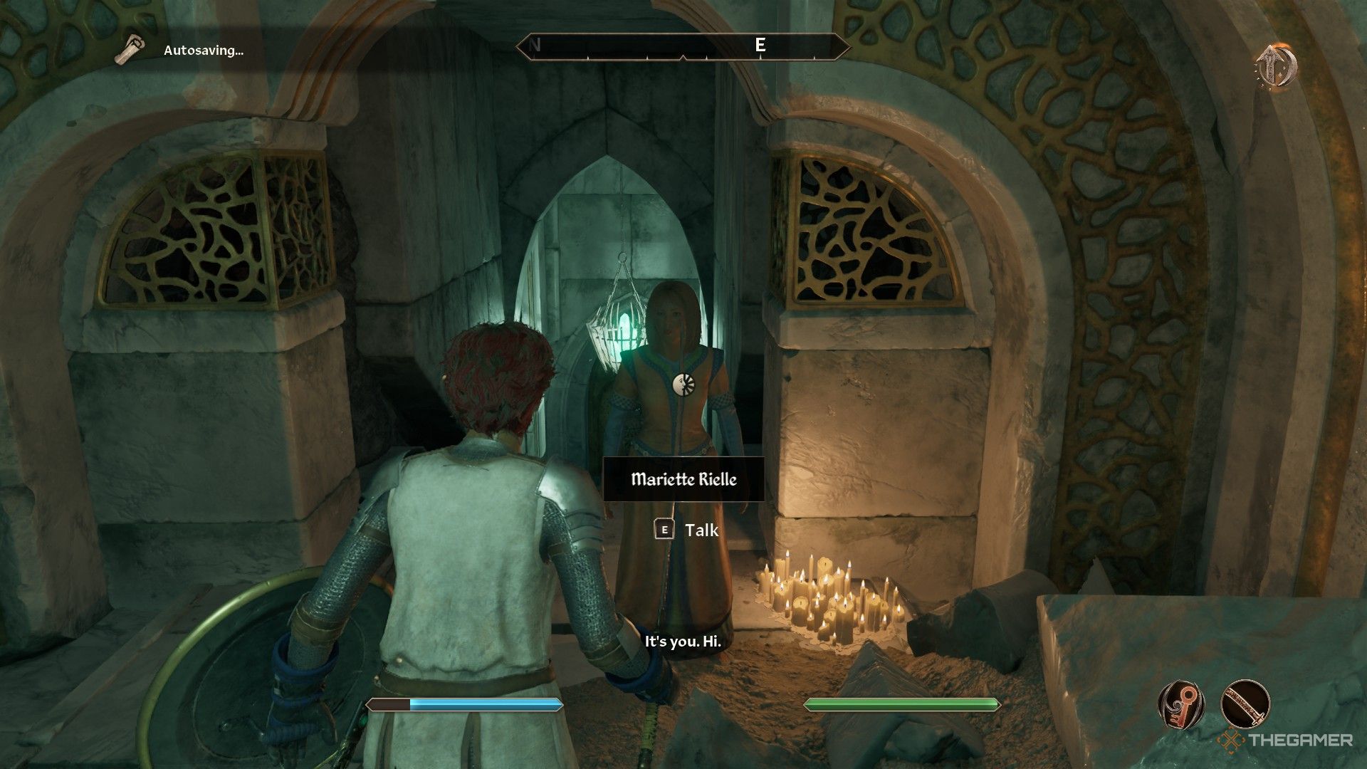 Player finds Mariette Rielle in Nenyon Twyll in Oblivion Remastered.