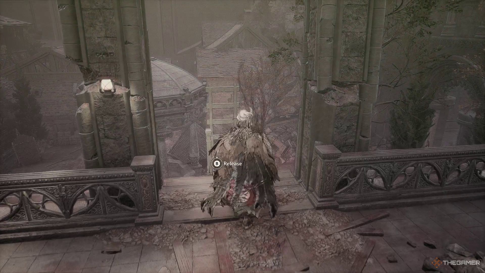 Releasing a ladder in The First Berserker: Khazan.