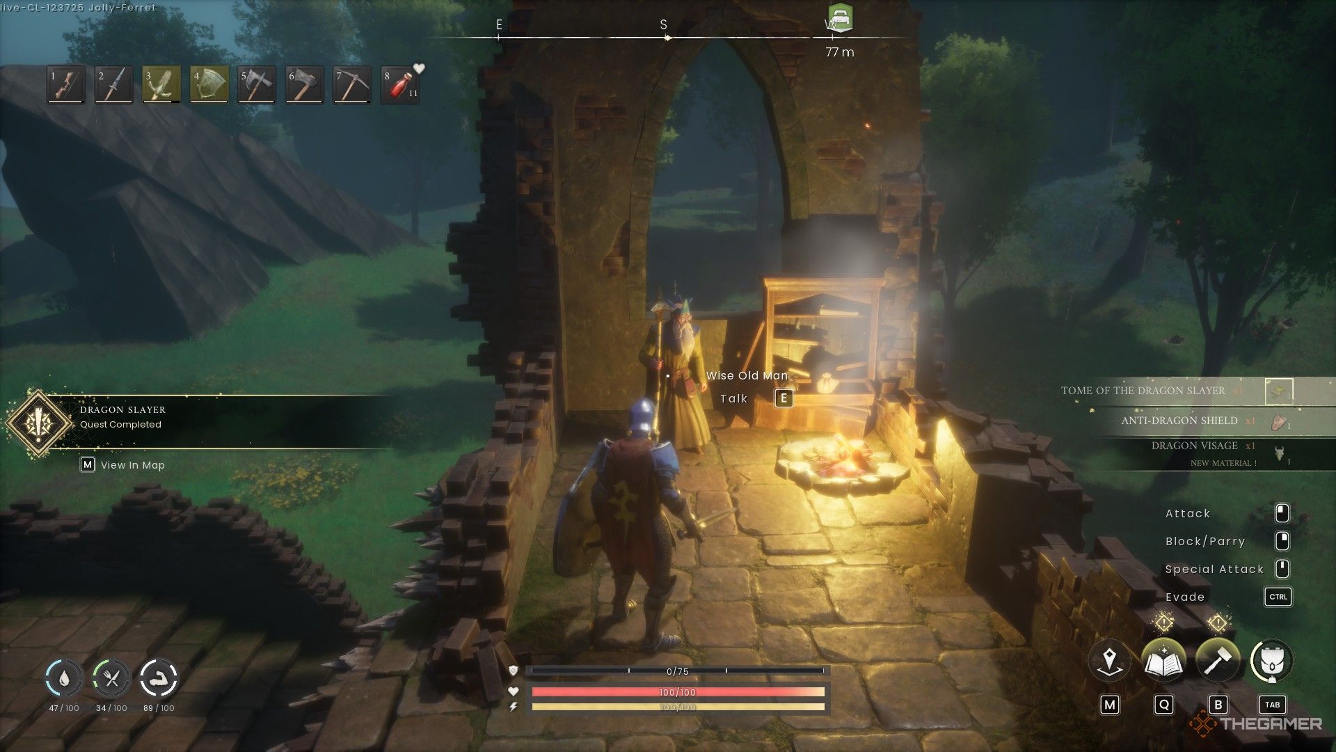 Rewards for defeating Velgar in Runescape: Dragonwilds.