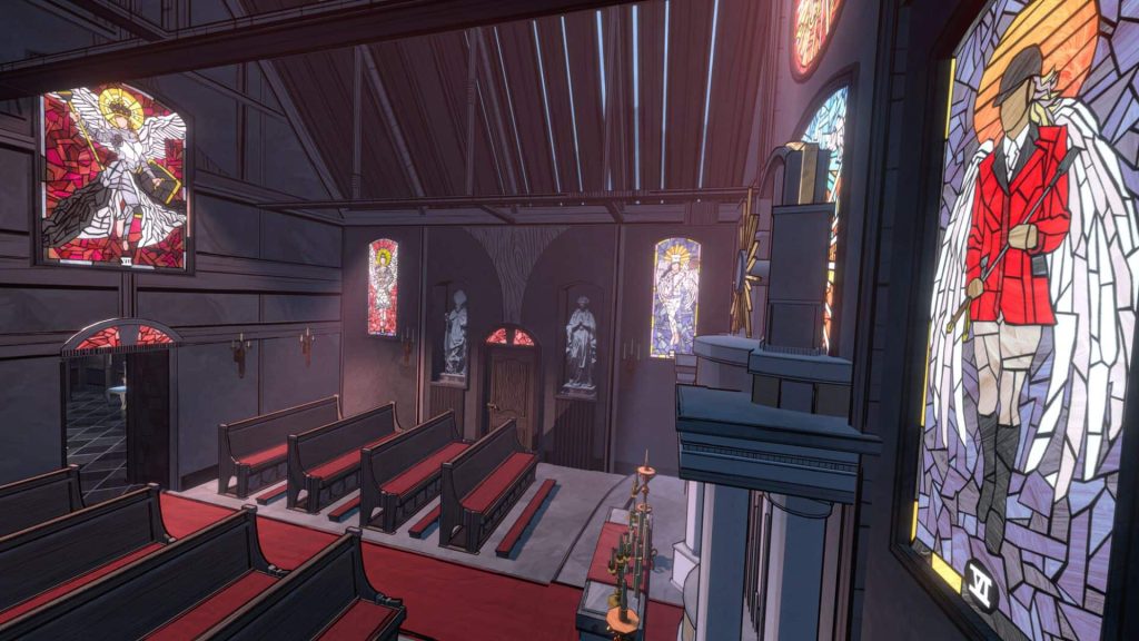 inside a giant room in blue prince