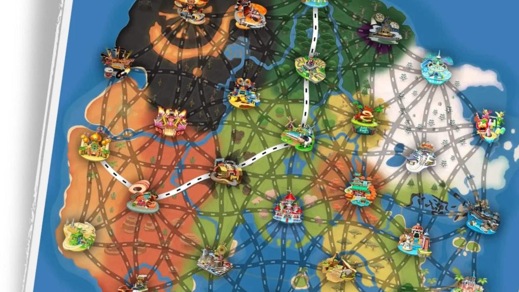 mario kart world map
