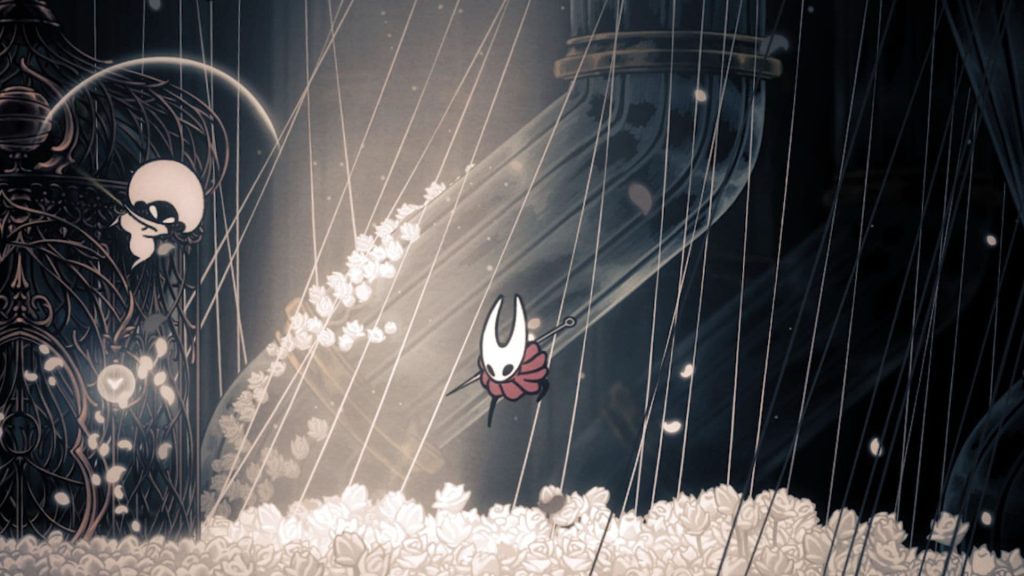 fighting boss in hollow knight silksong
