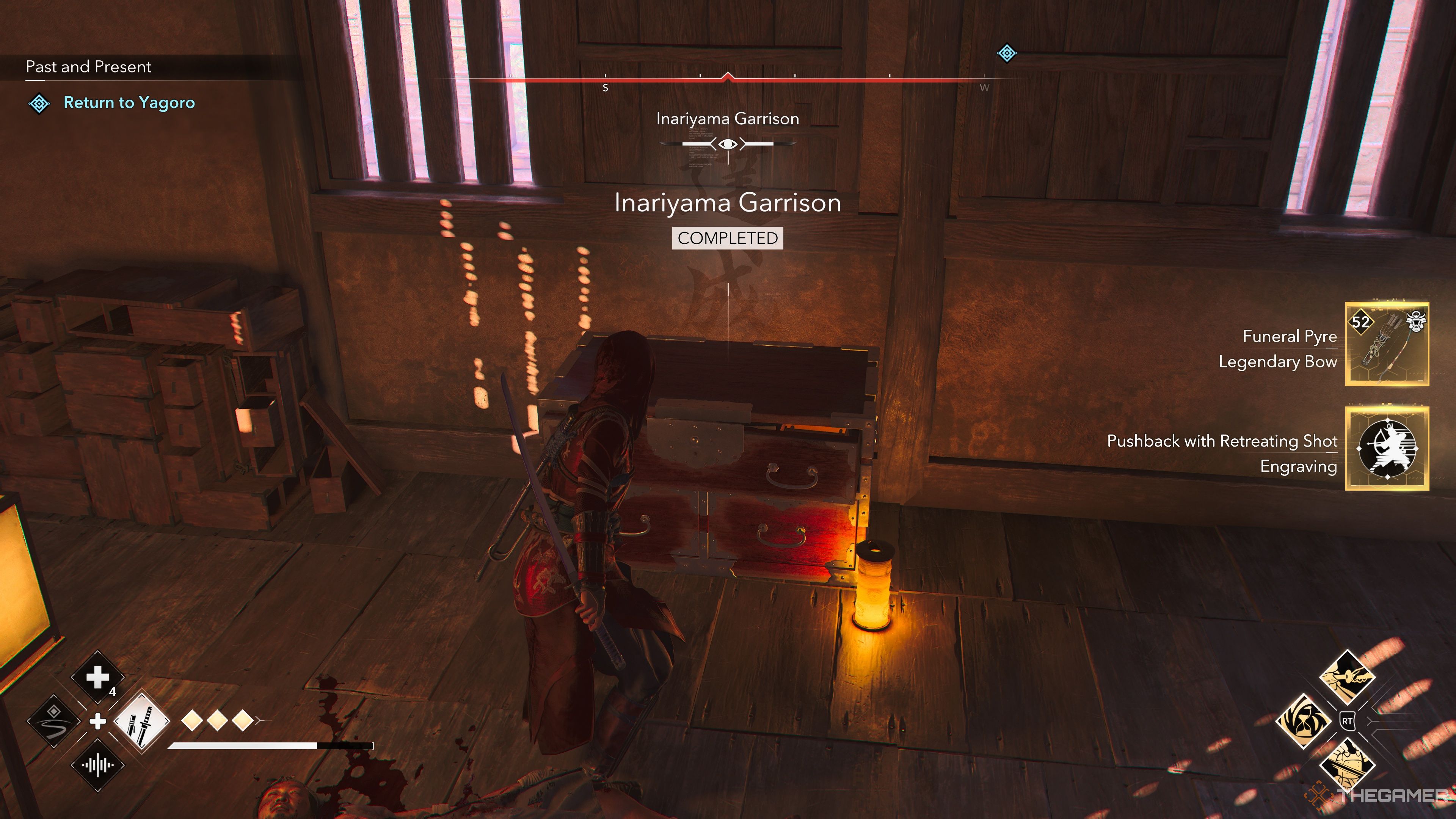 The Inariyama Garrison Rewards in Assassin's Creed Shadows.