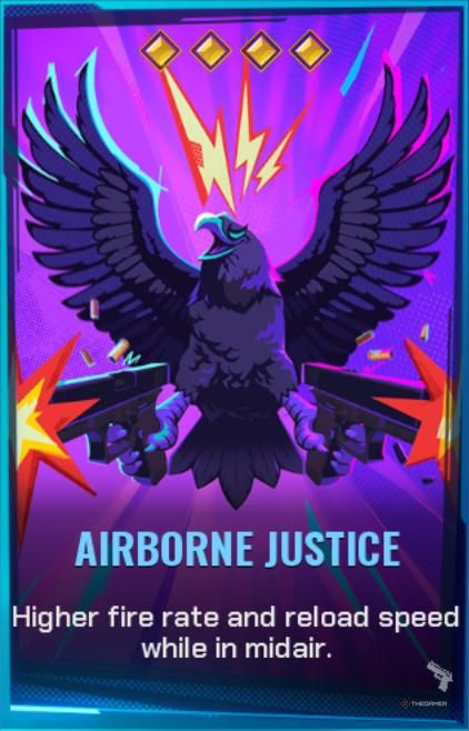 Airborne Justice Shard Card in FragPunk.