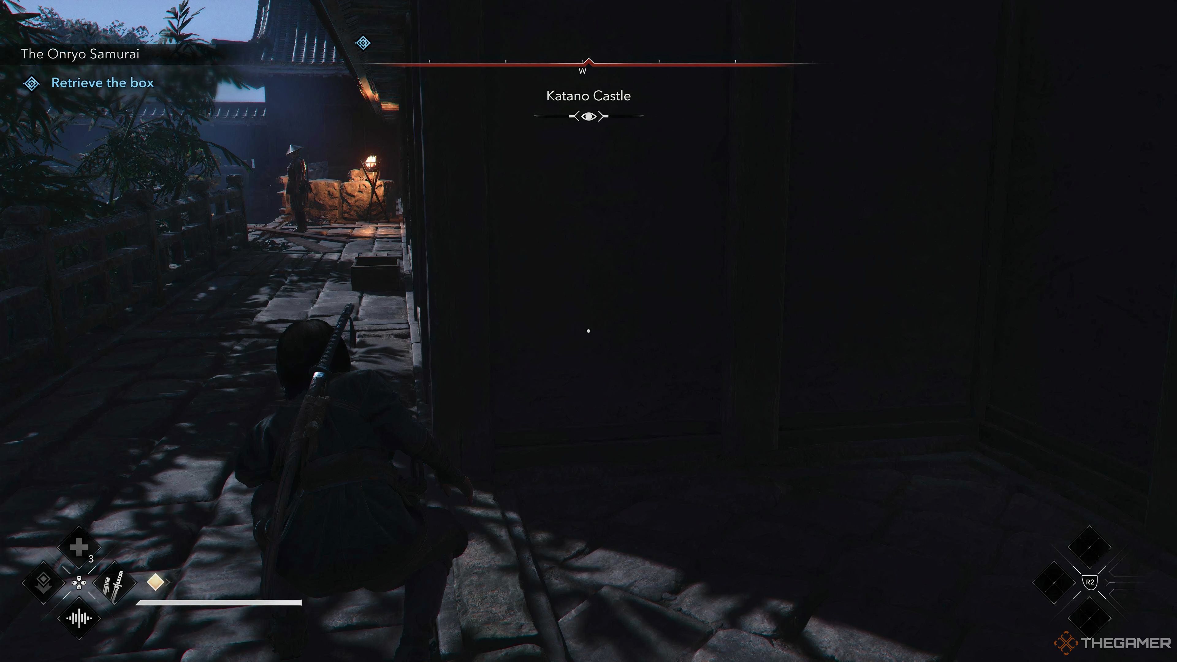 Assassin's Creed Shadows Naoe stealth Katano Castle game Prologue.