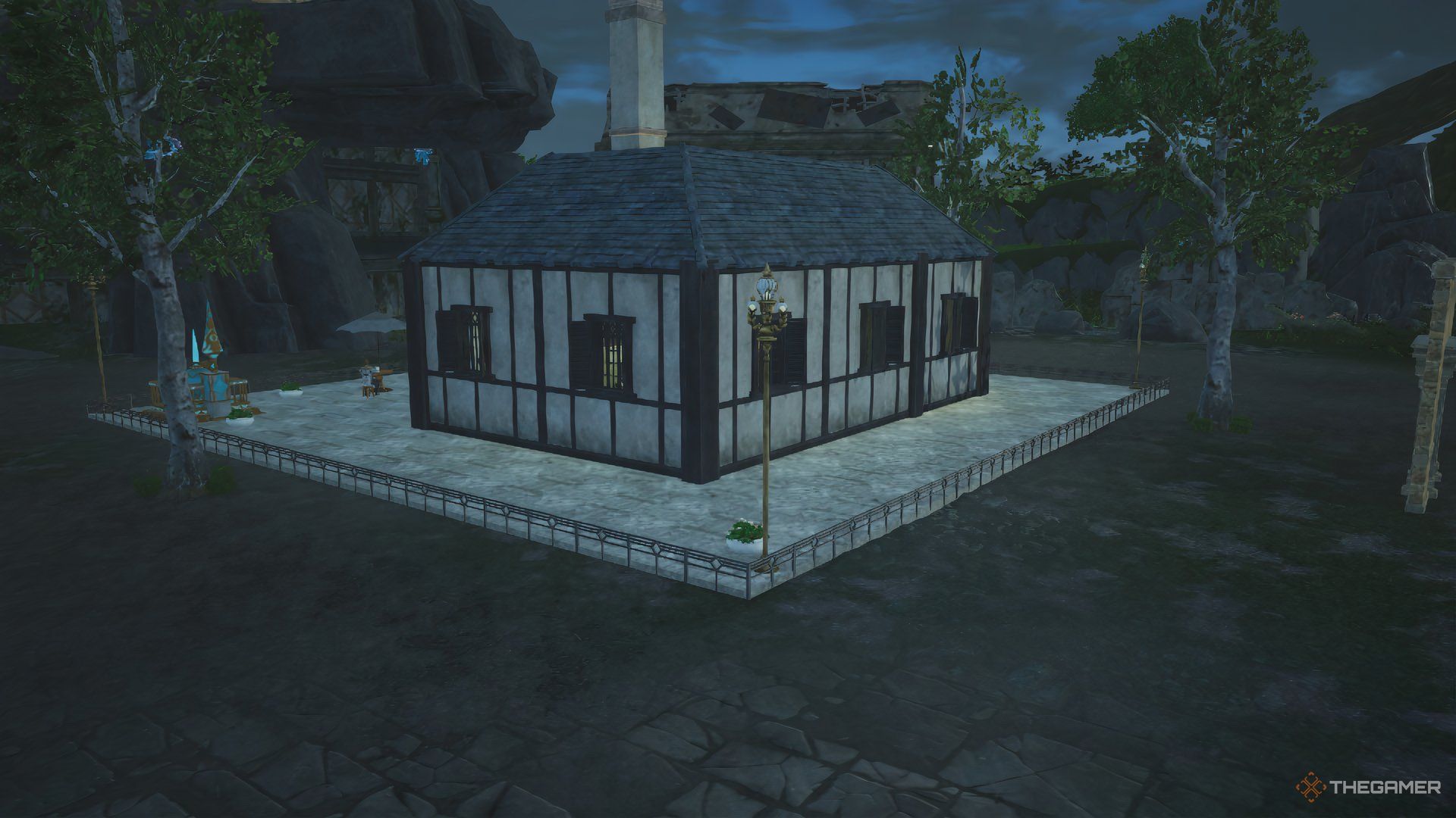 A building area in Atelier Yumia: The Alchemist of Memories & the Envisioned Land.