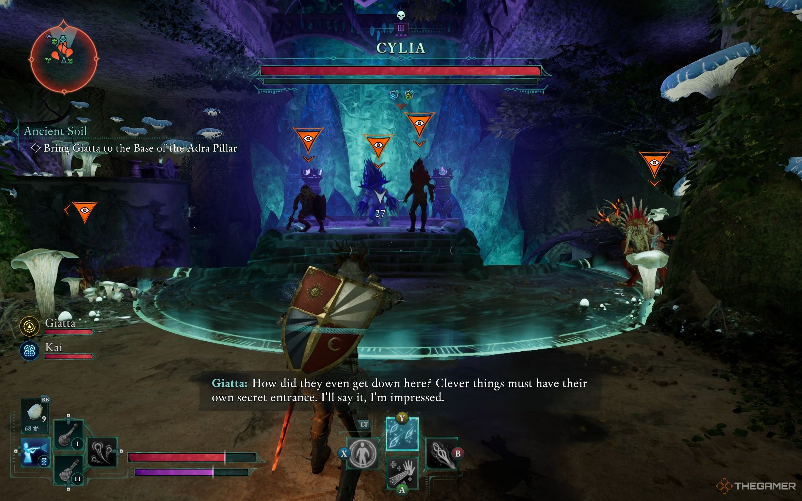 The Cylia boss, some Xaurips and a Delemgan.