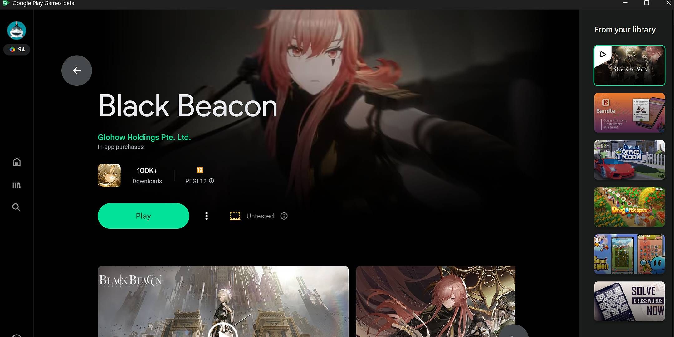 Black Beacon Google Play For PC