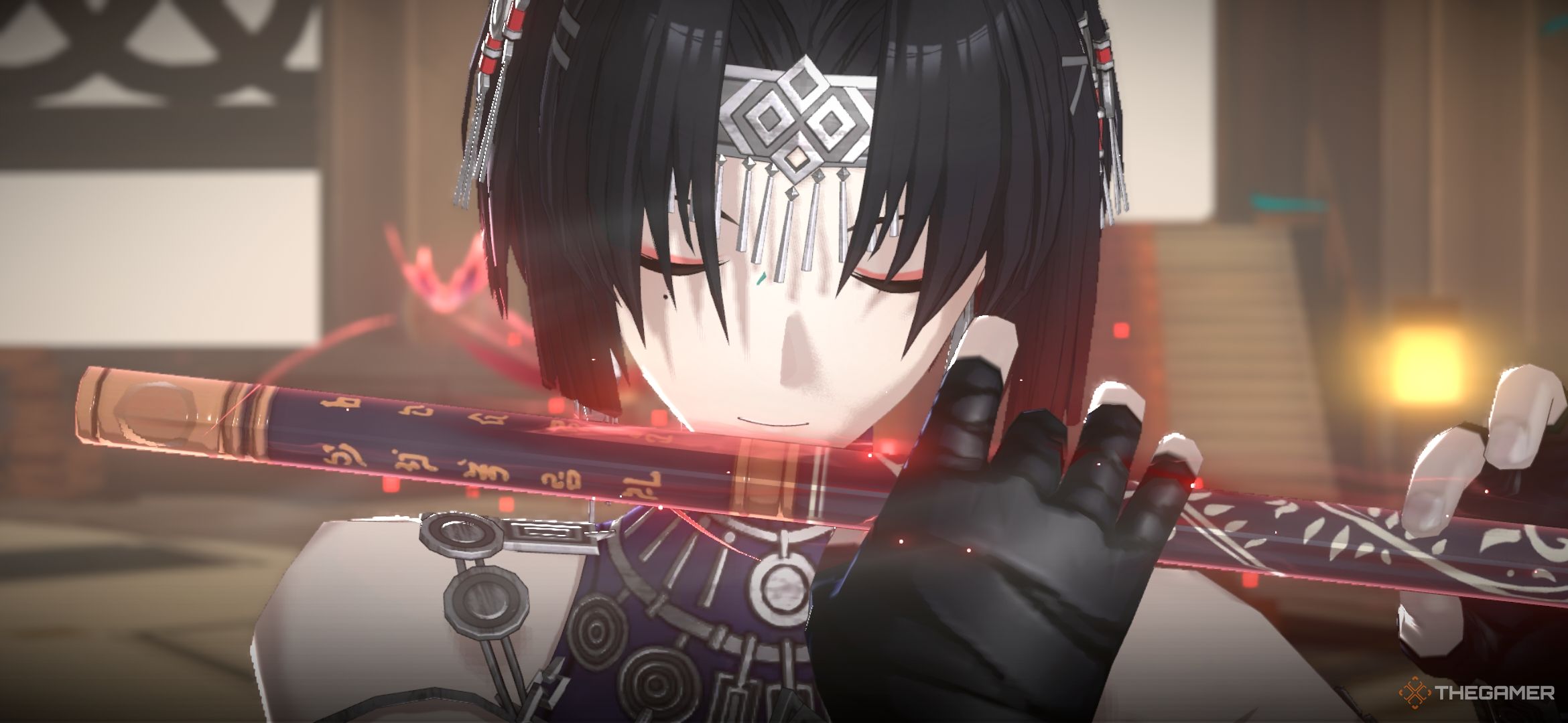 Li Chi during a cutscene in Black Beacon Li Chi.