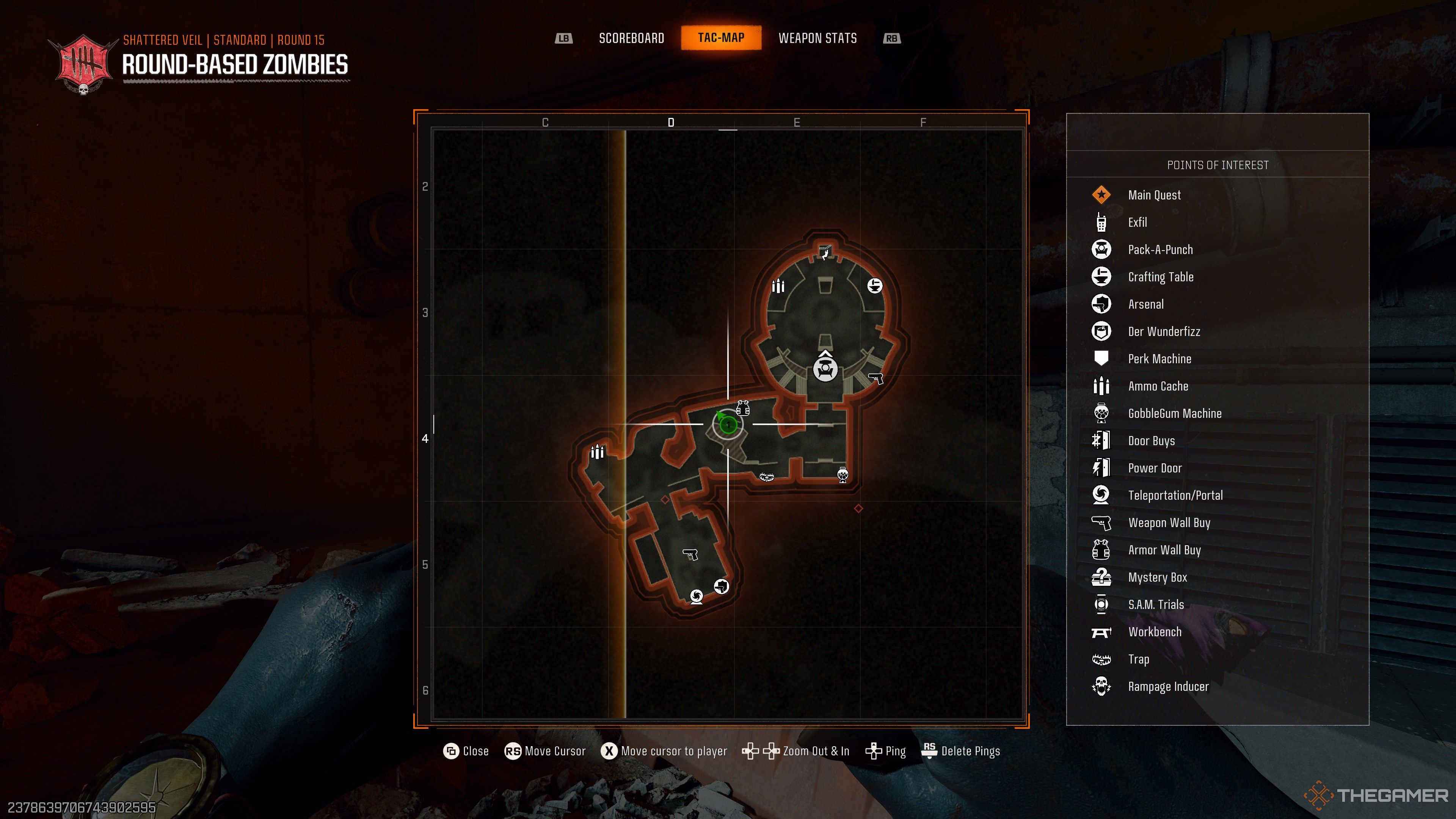 Black Ops 6 Shattered Veil Bomb Location Map