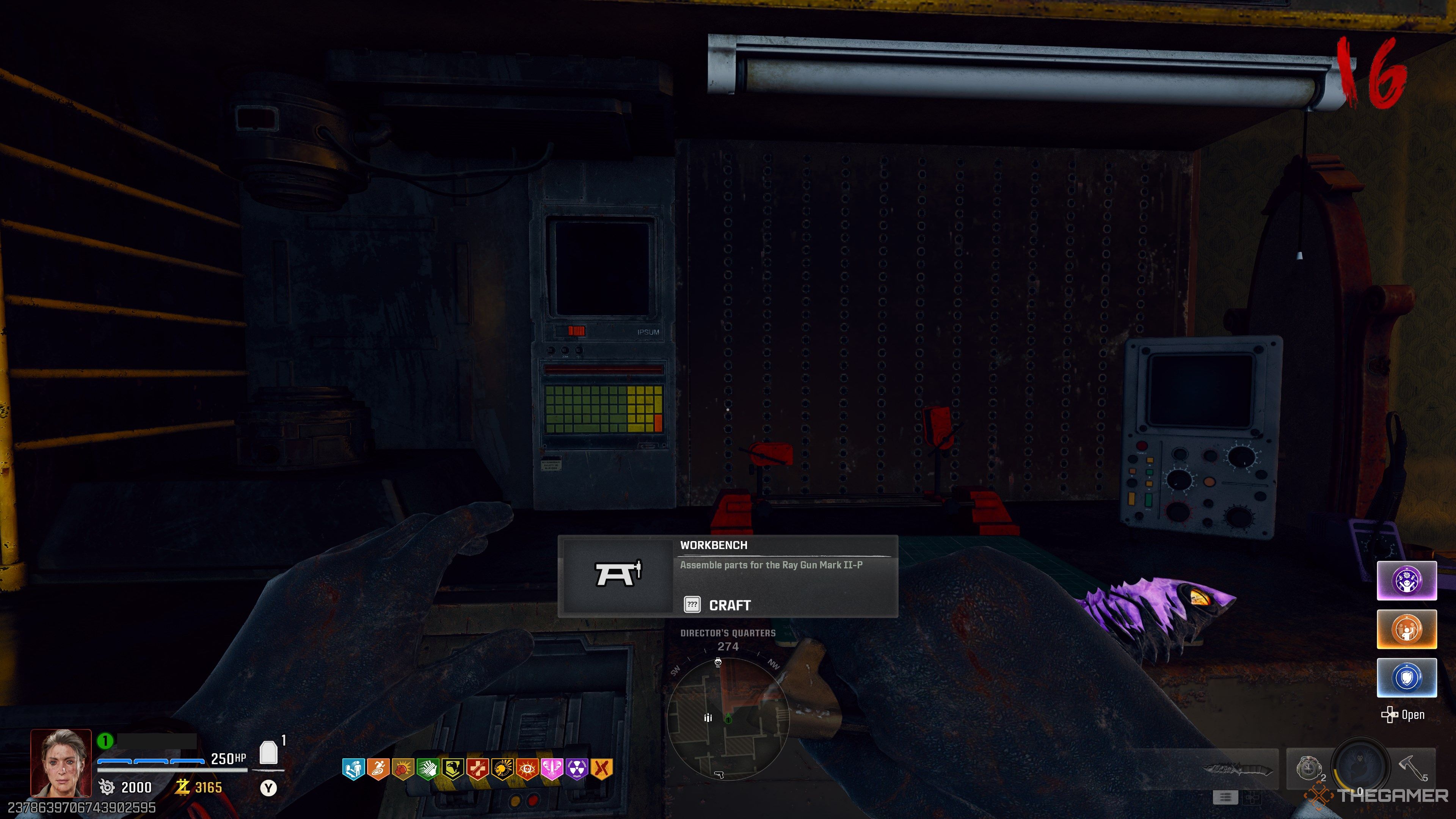 Black Ops 6 Shattered Veil Ray Gun MK2 Bench