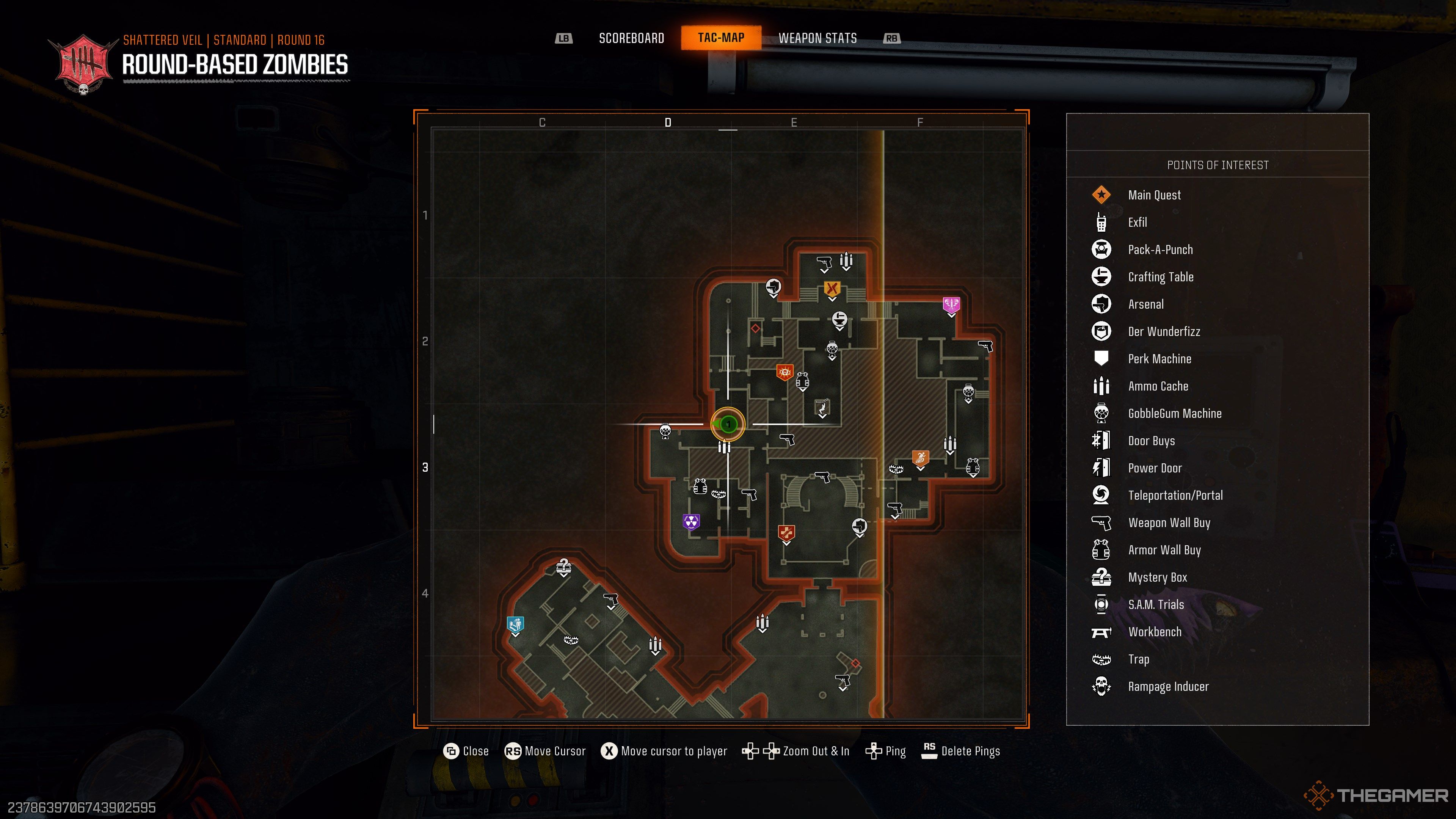 Black Ops 6 Shattered Veil Ray Gun Variant Bench Map