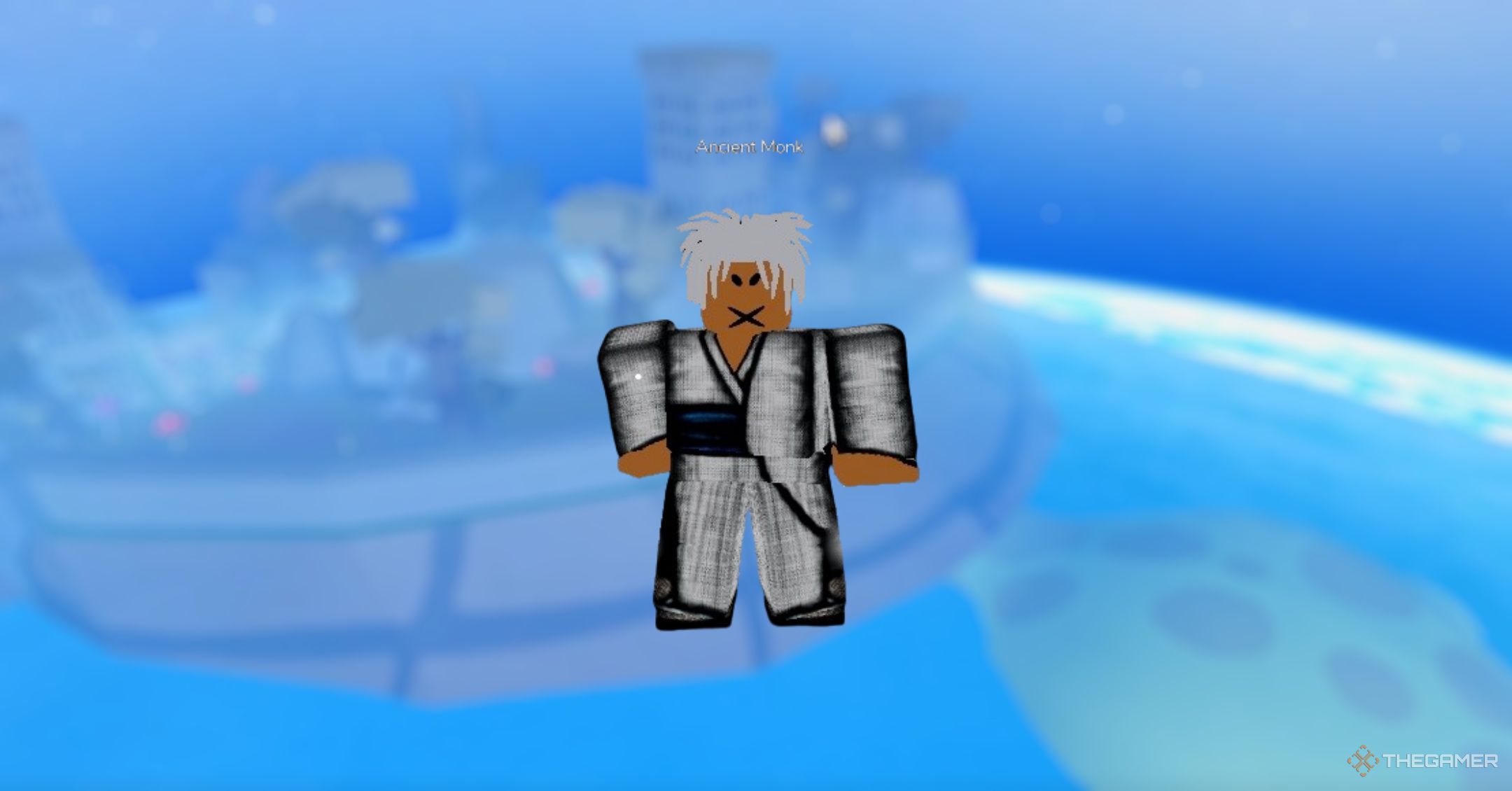 Ancient Monk from Floating Turtle in Blox Fruits.