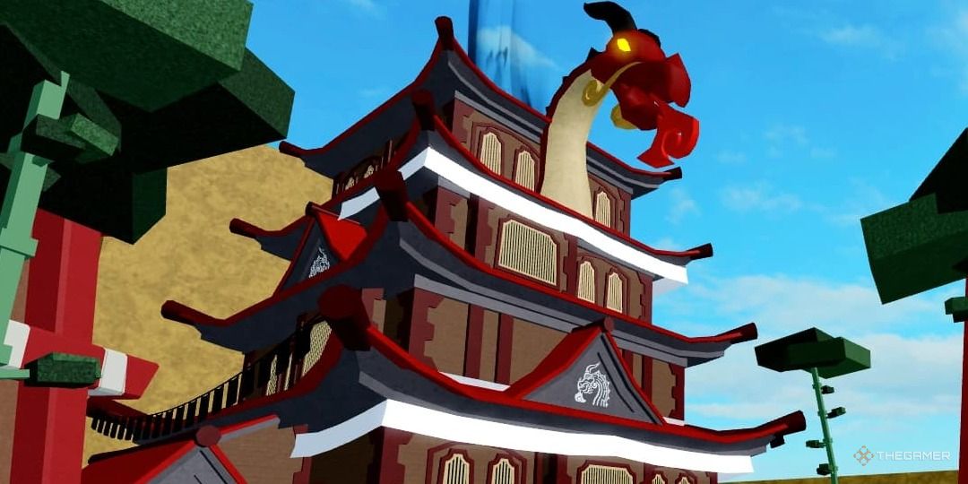 Dragon Dojo in Blox Fruits.