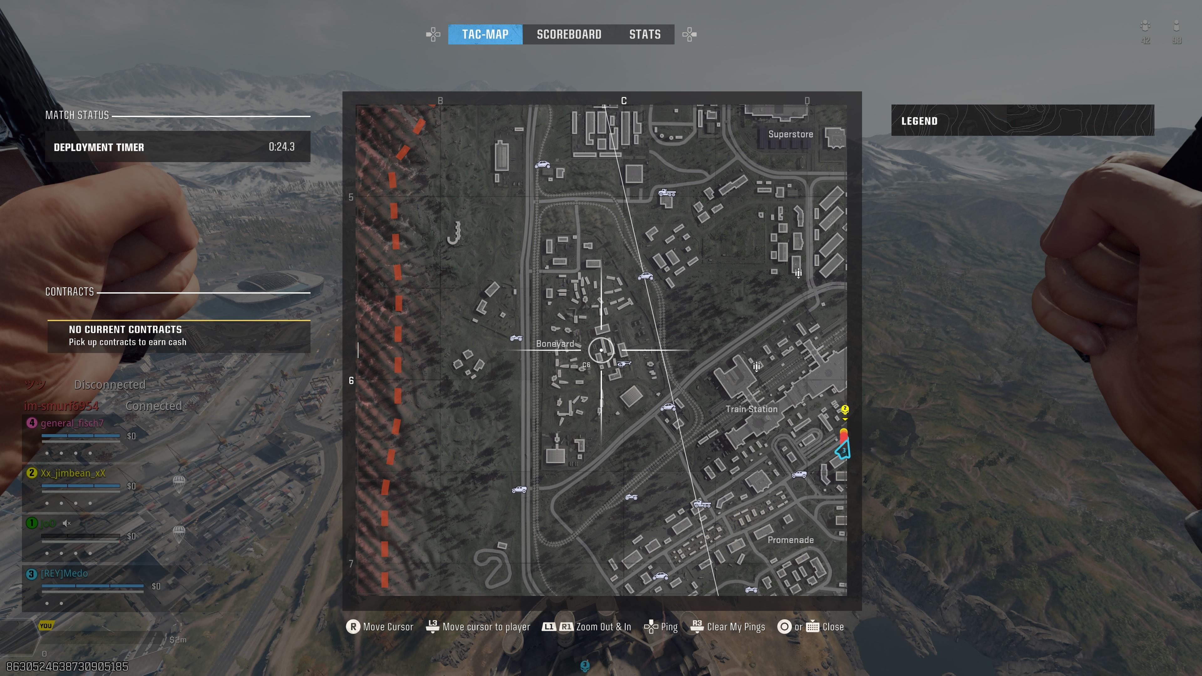 Boneyard location on the map - bo6