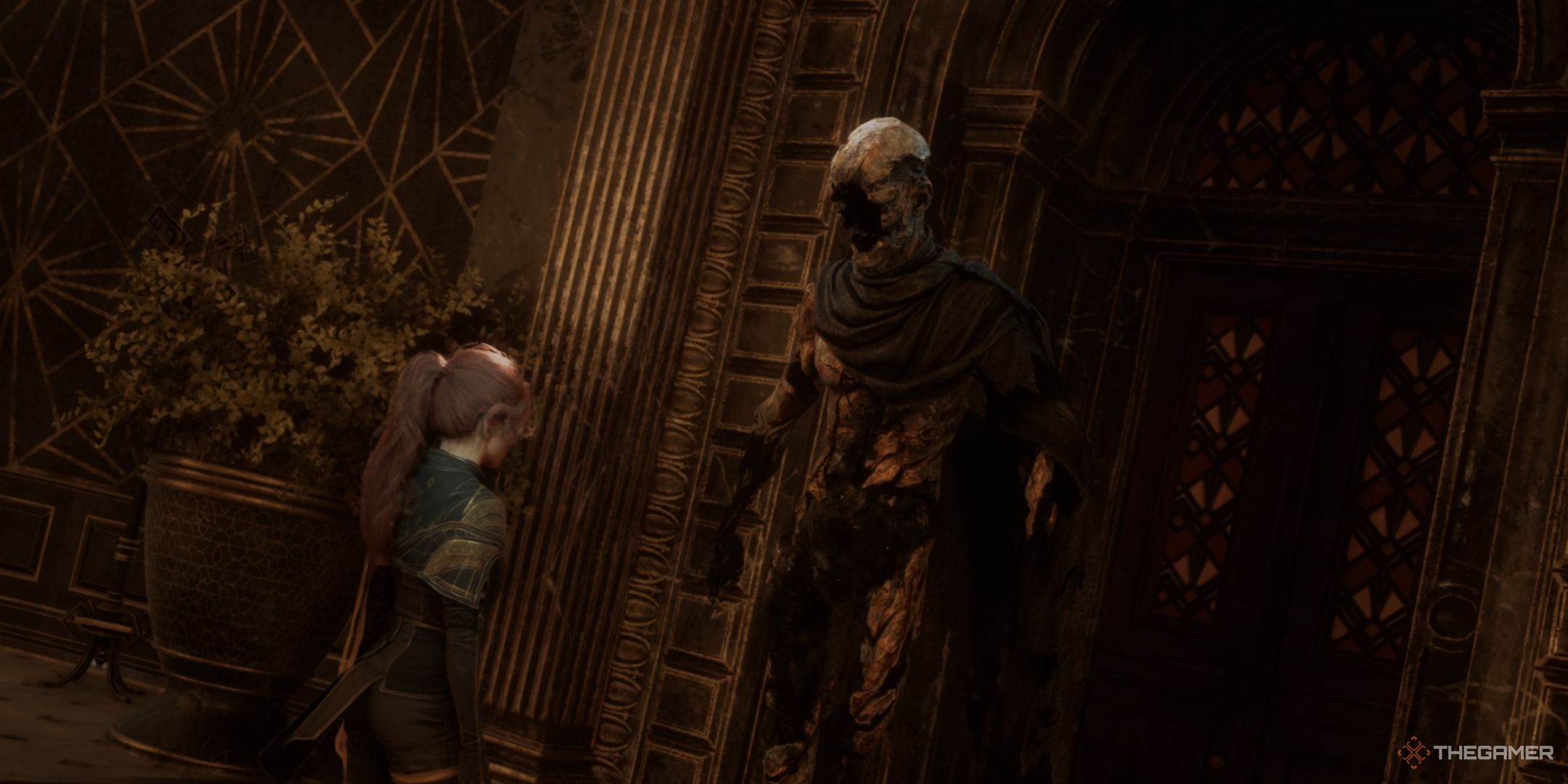 the curator blocks maelle from leaving the manor in clair obscur: expedition 33.