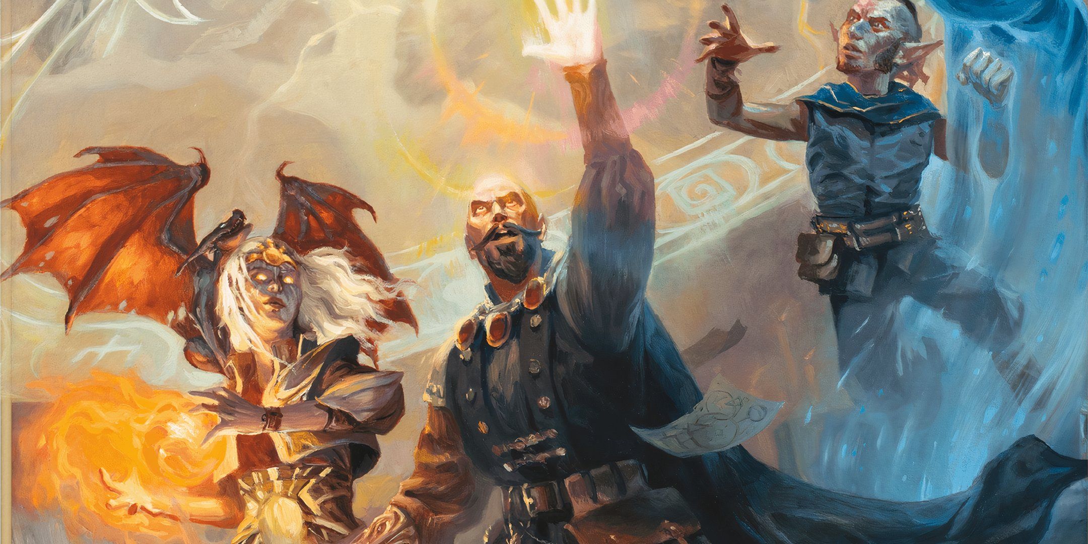 Three archmages from the Greyhawk setting in Dungeons & Dragons. 
