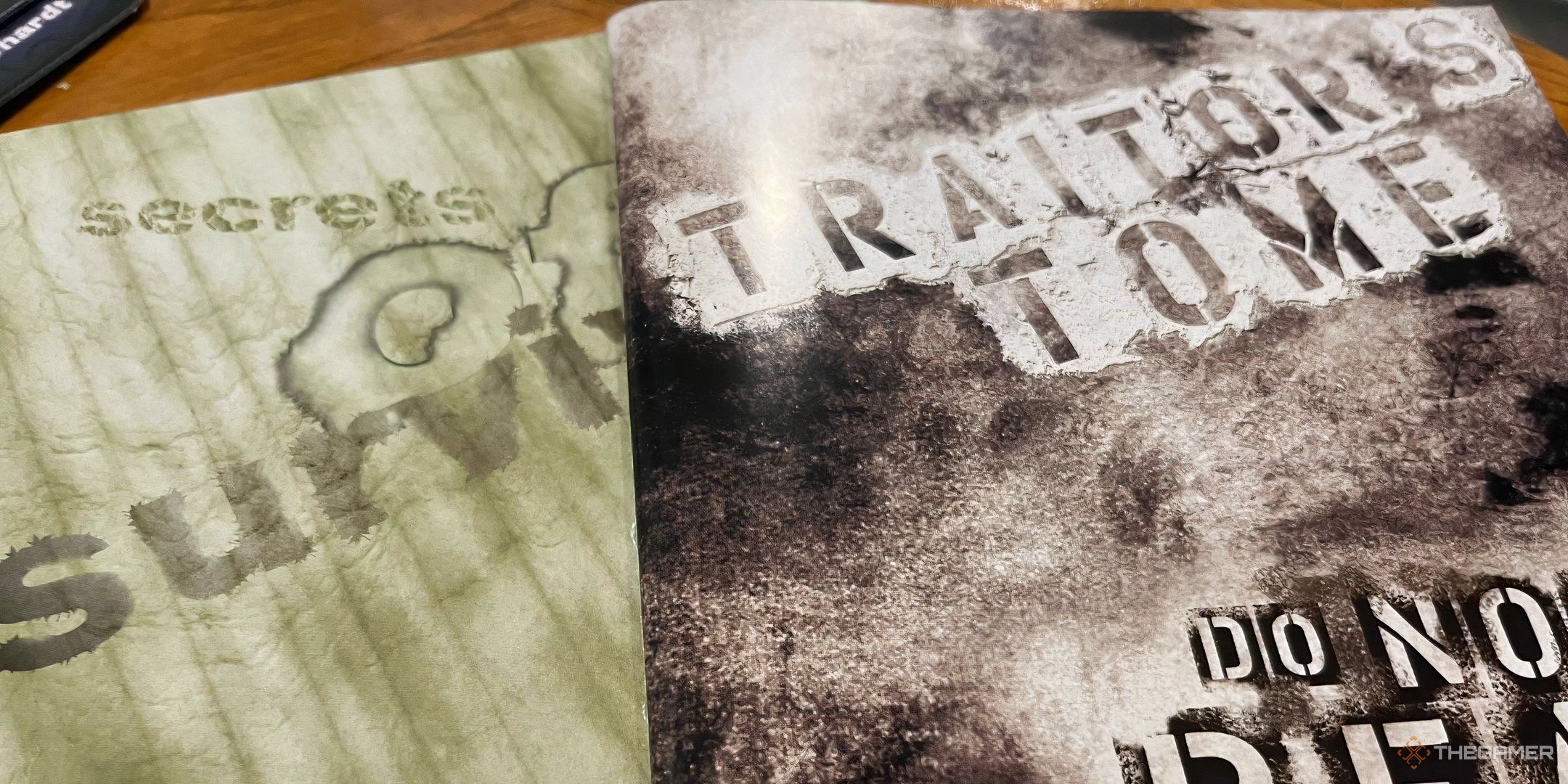 The traitor's tome and the secrets of survival books in Betrayal at House on the Hill.