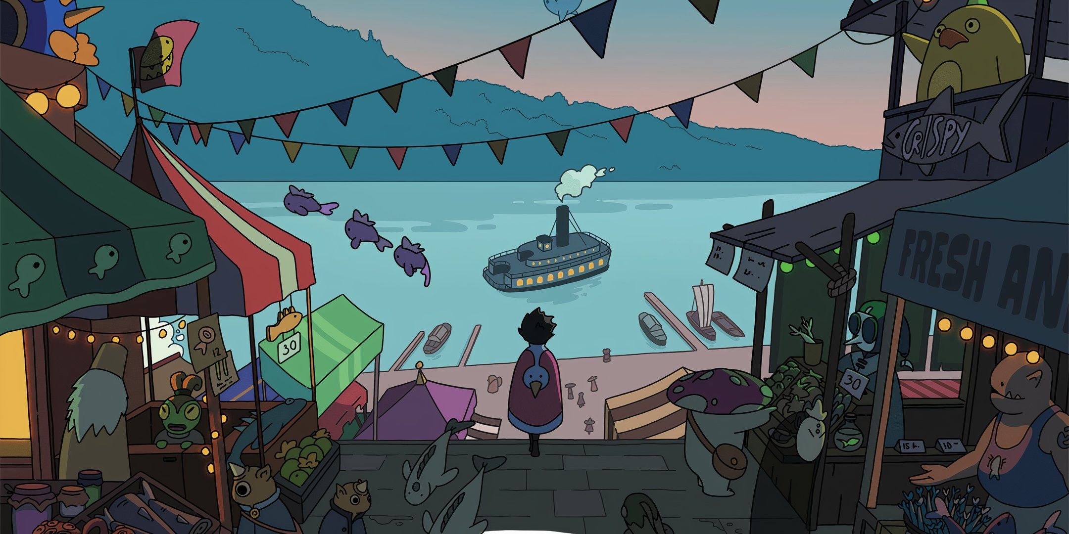 The spirit market location on Obojima in Dungeons & Dragons. 