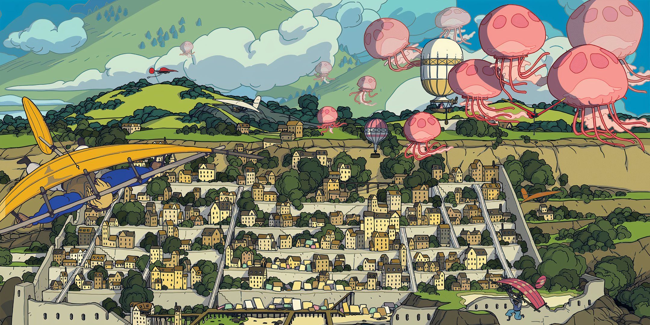 The Sky Kite Valley location on Obojima in Dungeons & Dragons. 