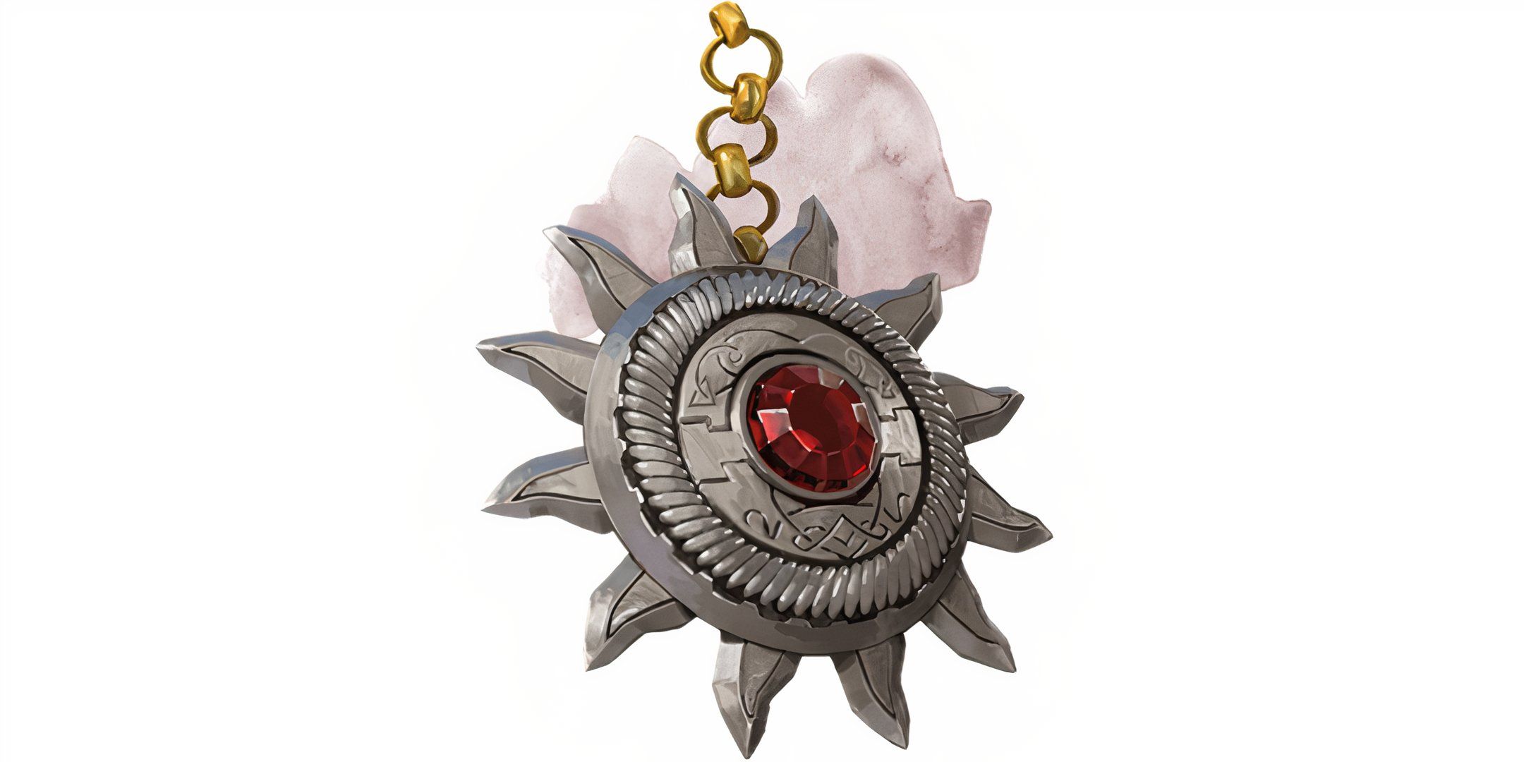 The Holy Symbol of Ravenkind from Curse of Strahd in DND. 