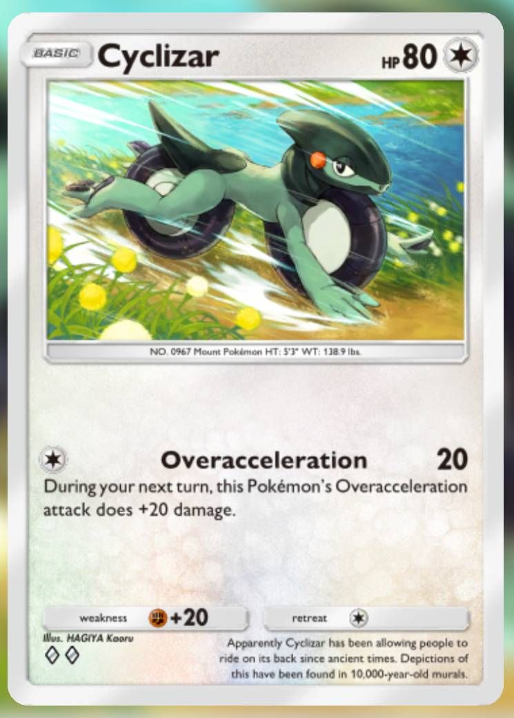 The Cyclizar card, from Shining Revelry.