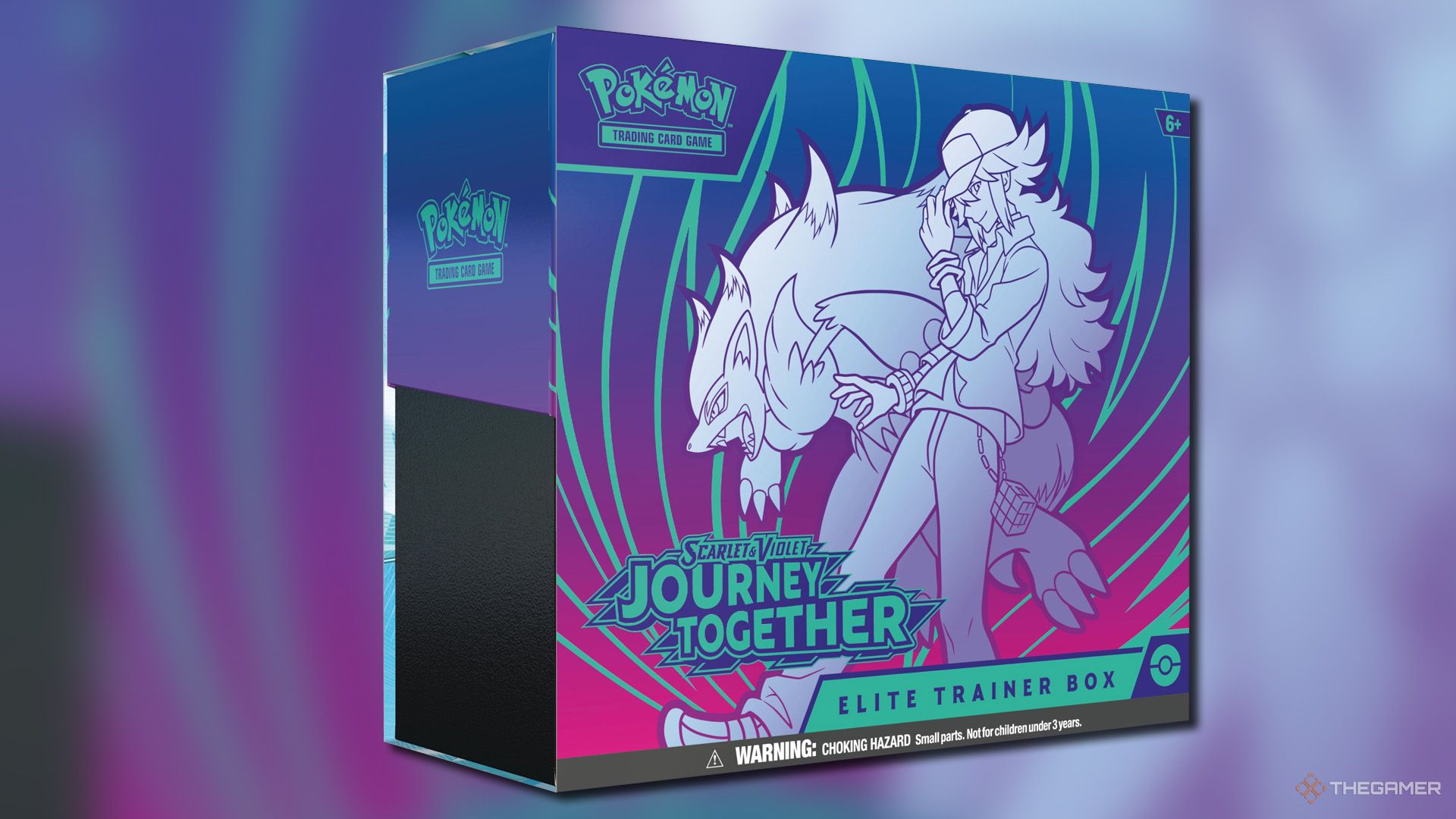 Элитный тренерский набор из сета Journey Together в Pokemon TCG.
