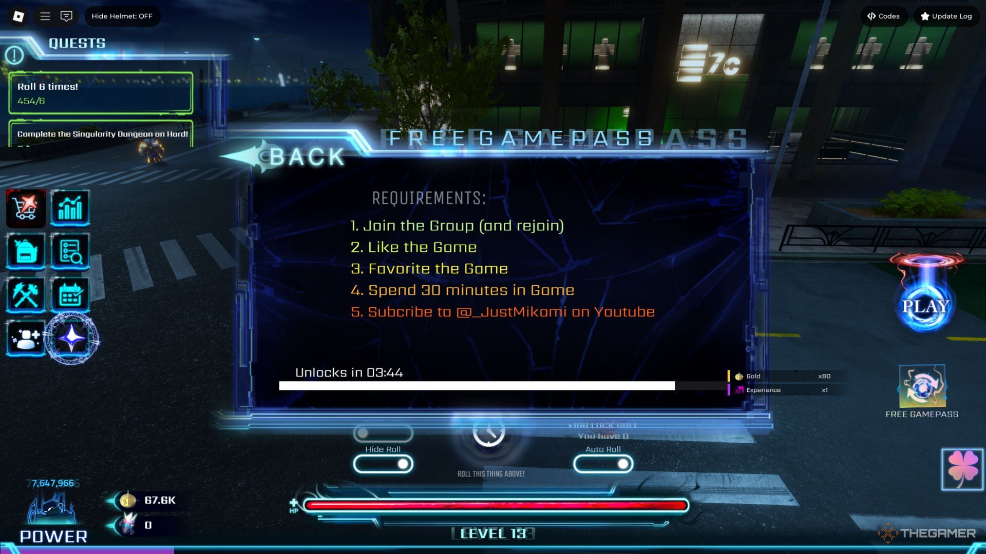 Five tasks players need to complete to obtain a free Gamepass in Hunters.