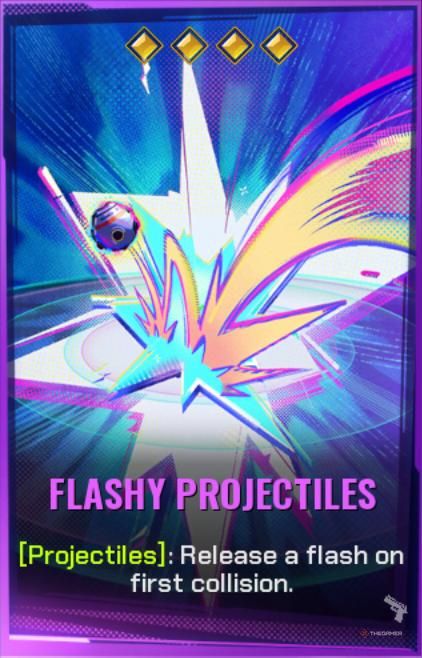 Flashy Projectiles Shard Card in FragPunk.