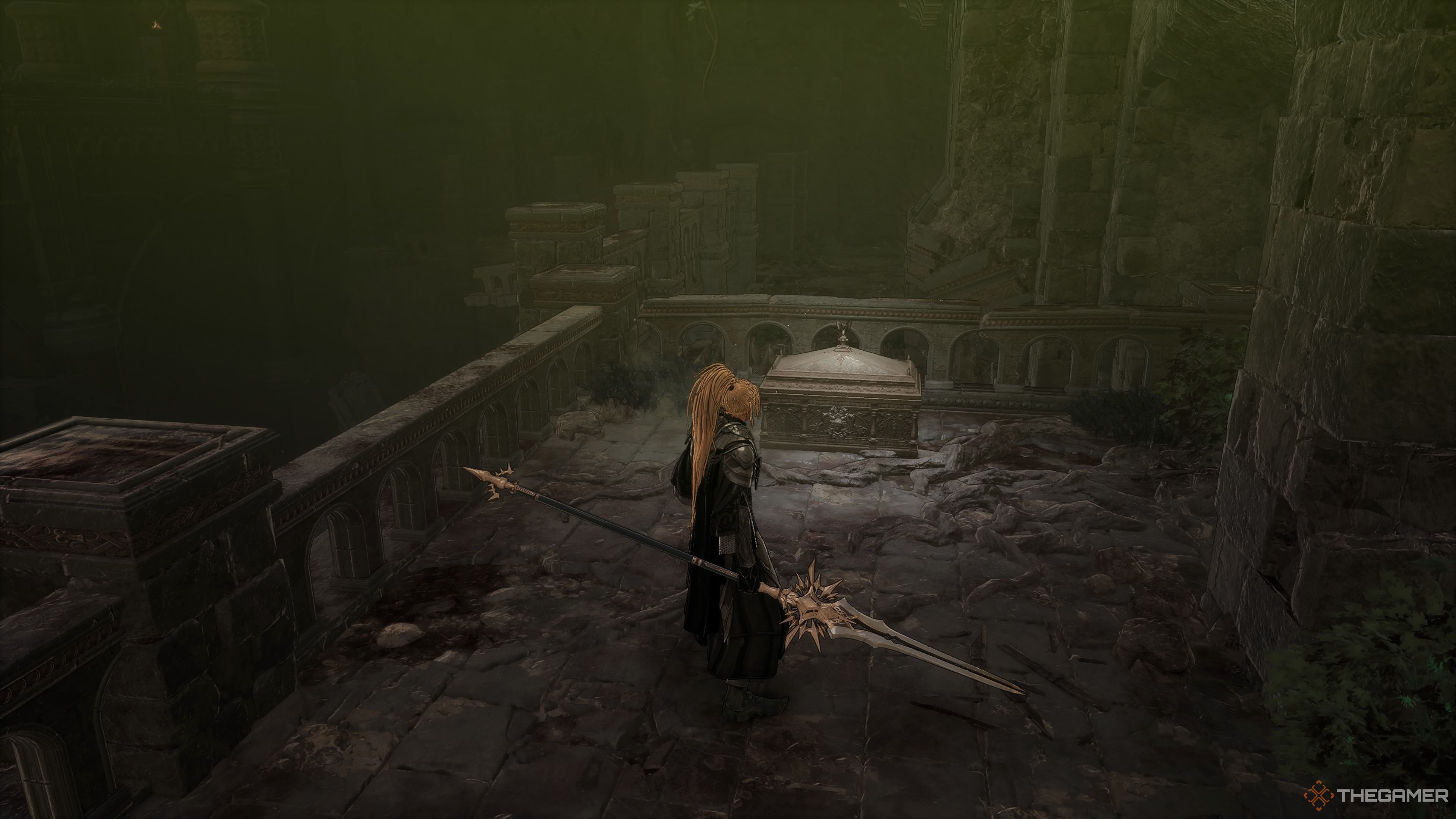 Ghost Hilt chest in the Transcendental Sword mission in The First Berserker Khazan.
